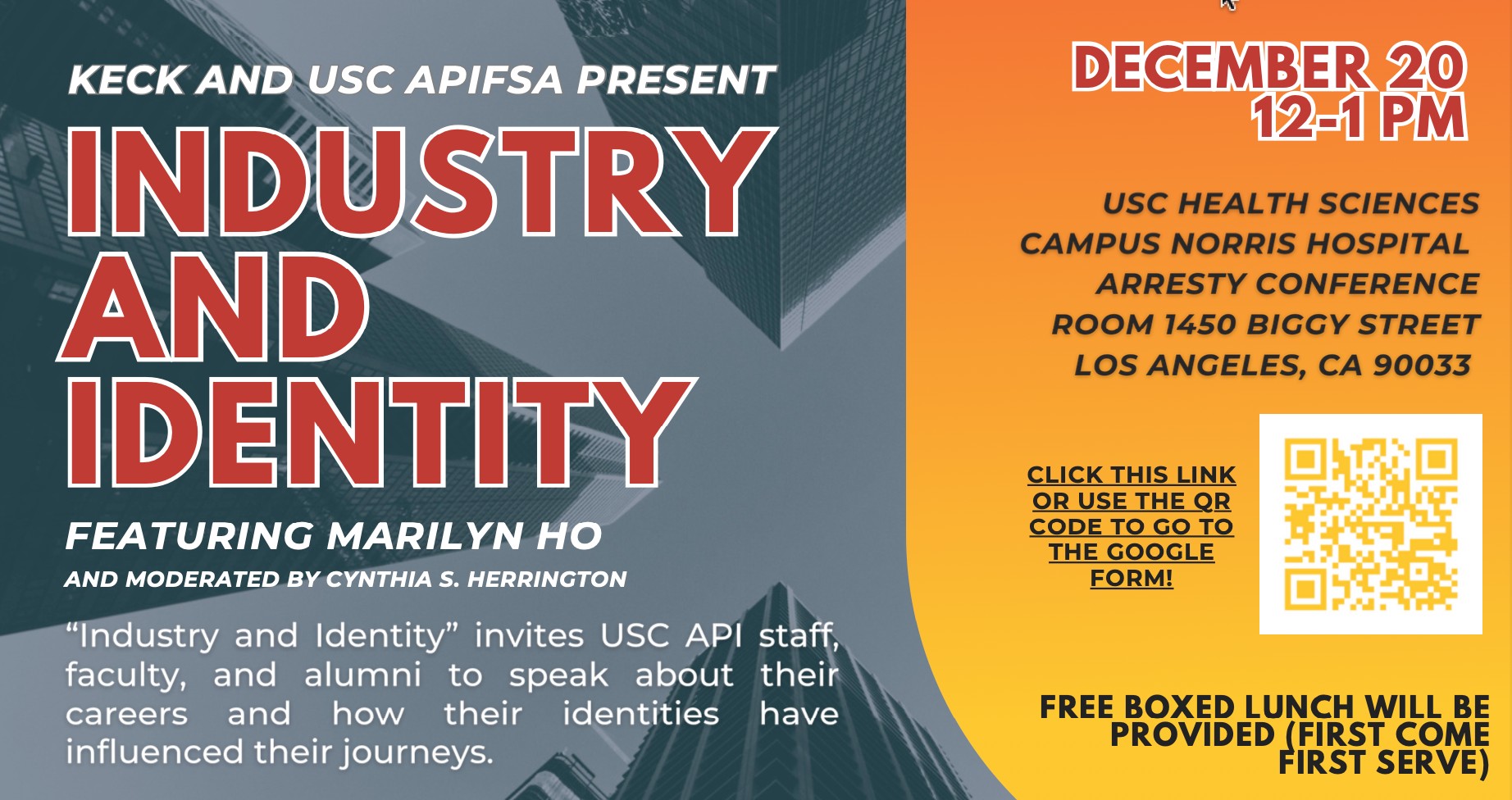 Industry and Identity” with Marilyn Ho - Events Calendar