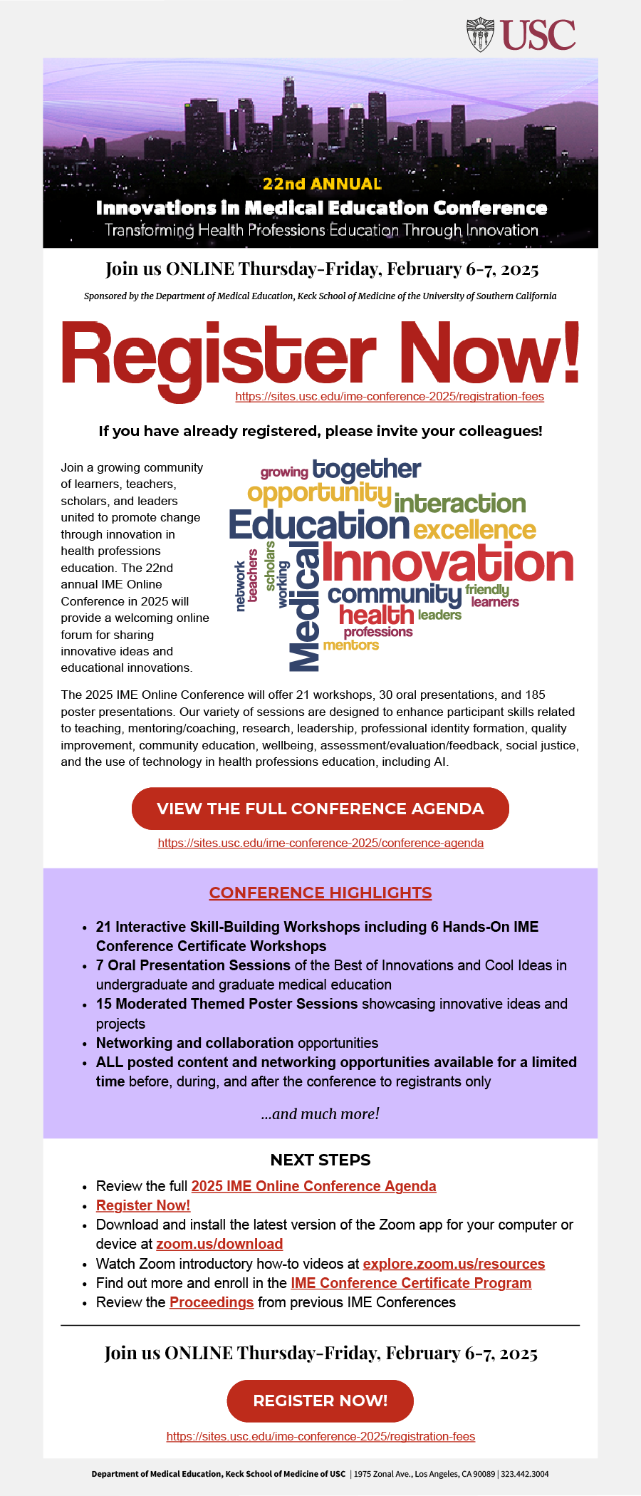 Flyer for event