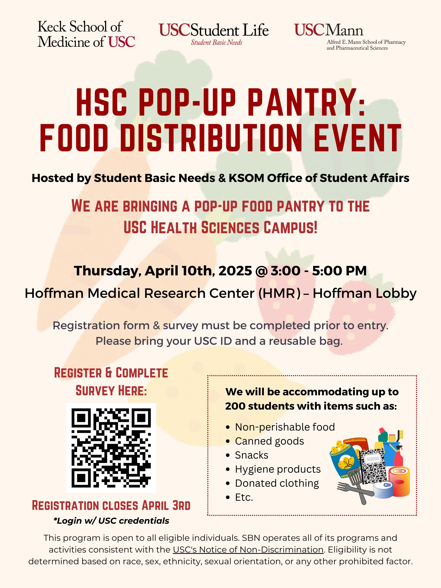 pop up pantry flyer