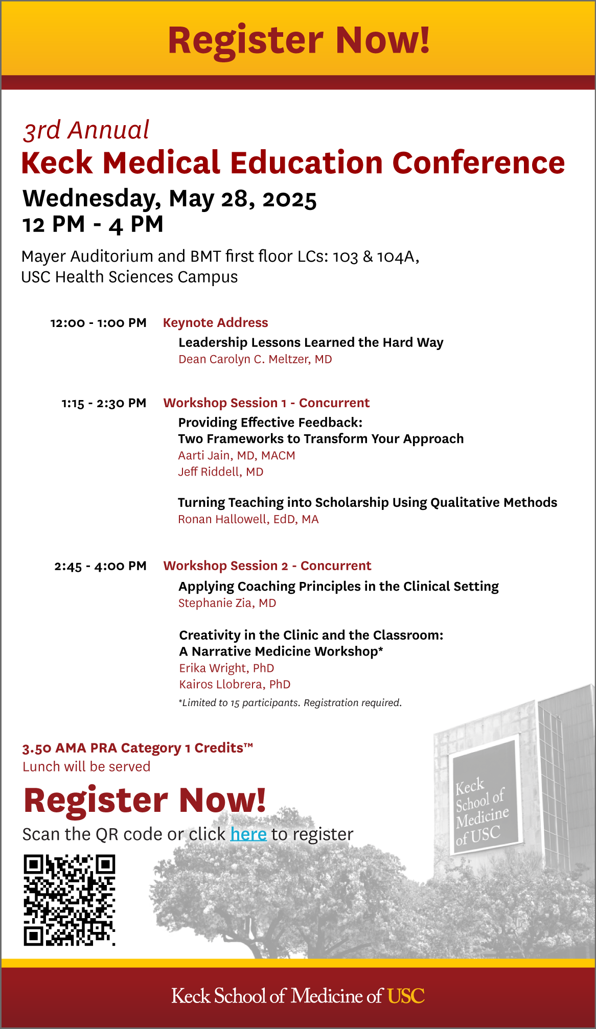 Flyer of event