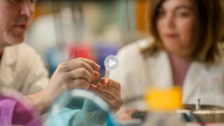 video thumbnail of people in a lab