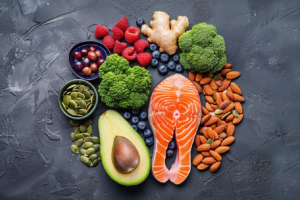 An image of Healthy foods.