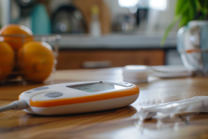 An image of a Glucometer