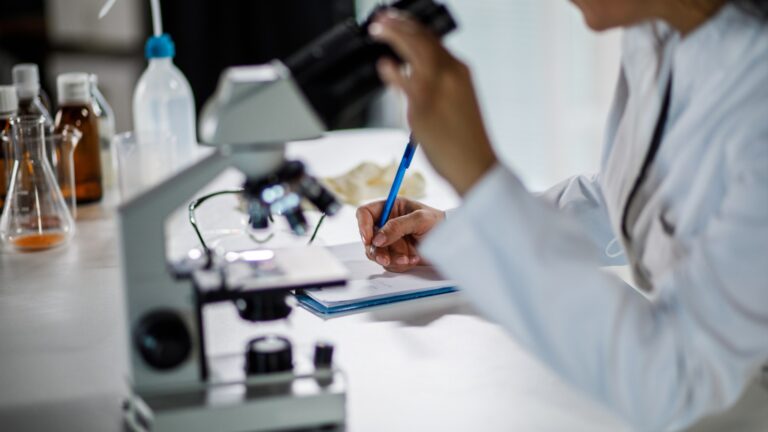 Epidemiologist at work