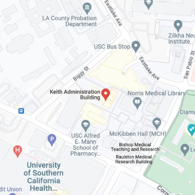 Map of USC campus