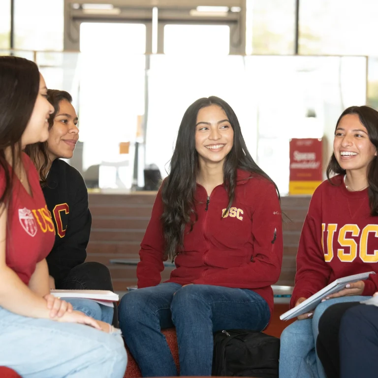 USC students meet together
