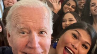 President Biden with Carla Ibara at Mental Health Youth Action Forum in Washington D.C.