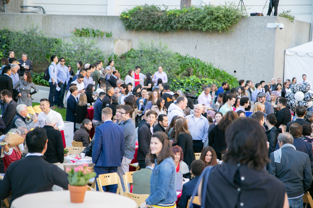 Family and friends gather on the Health Sciences Campus as the Keck School of Medicine of USC’s graduating medical students learn where they will be spending the next few years of their careers during the annual Match Day festivities, held March 15