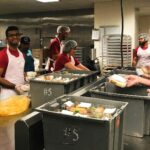 Keck School students at Midnight Mission