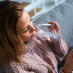 Woman vaping. iStock