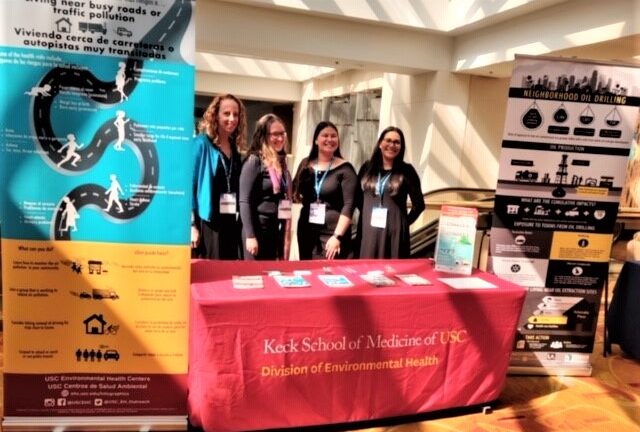 Dr. Johnston and her USC staff team (L-R): Wendy Gutschow