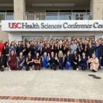 Group photos of ophthalmologists and surgeons at the Cutting Edge 2024.