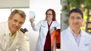 Headshots of Chuck Murry, Summer Decker, and Hussein Yassine