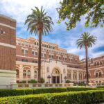 Image of USC main campus buildings