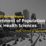 Department of Population and Public Health Sciences 2024-2025 annual report cover