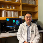 Dr. Albert Y. Han, MD, PhD, in his lab.
