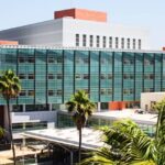 Exterior view of Childrens Hospital Los Angeles.