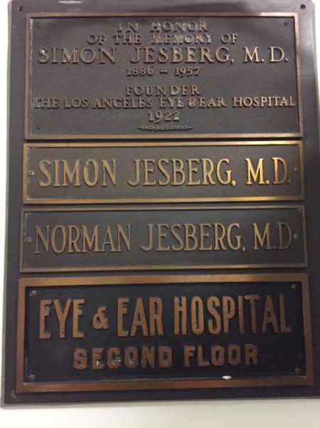 L.A. Eye &amp; Ear Hospital Cornerstone