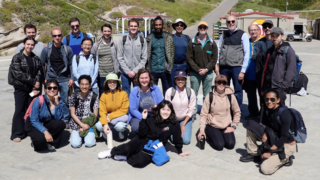 Graduate students, postdoctoral fellows, and physician-scientists at the annual Hearing & Communication Neuroscience Training Program (HCN) retreat.