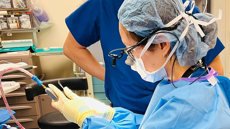 Resident in clinical rotation.