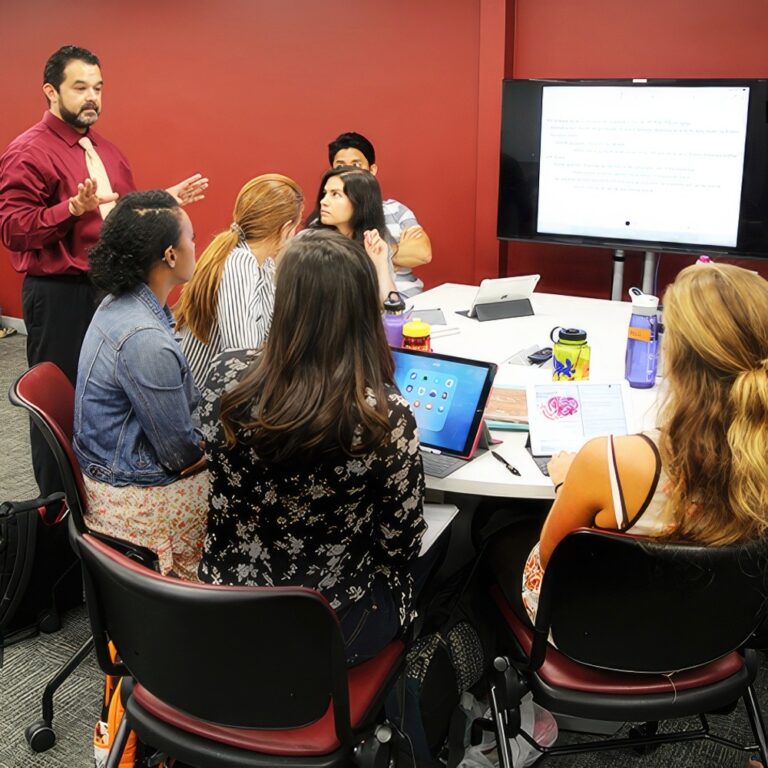 PA students attend a class and listen to instructor.