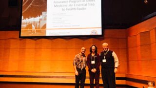 Attendees at a conference on Street Medicine