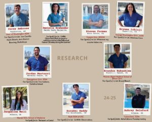 Research Year residents 2024-25