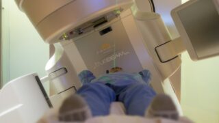 Patient receiving radiation-related treatment